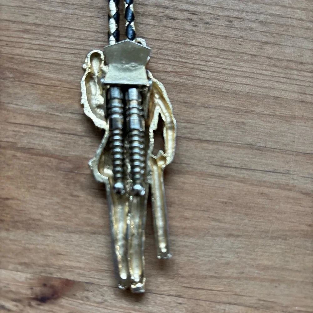Vintage Bolo Ties, Free Mason Metal Shriners, Masonic, Selling All 3 As A Set. - Picture 5 of 12